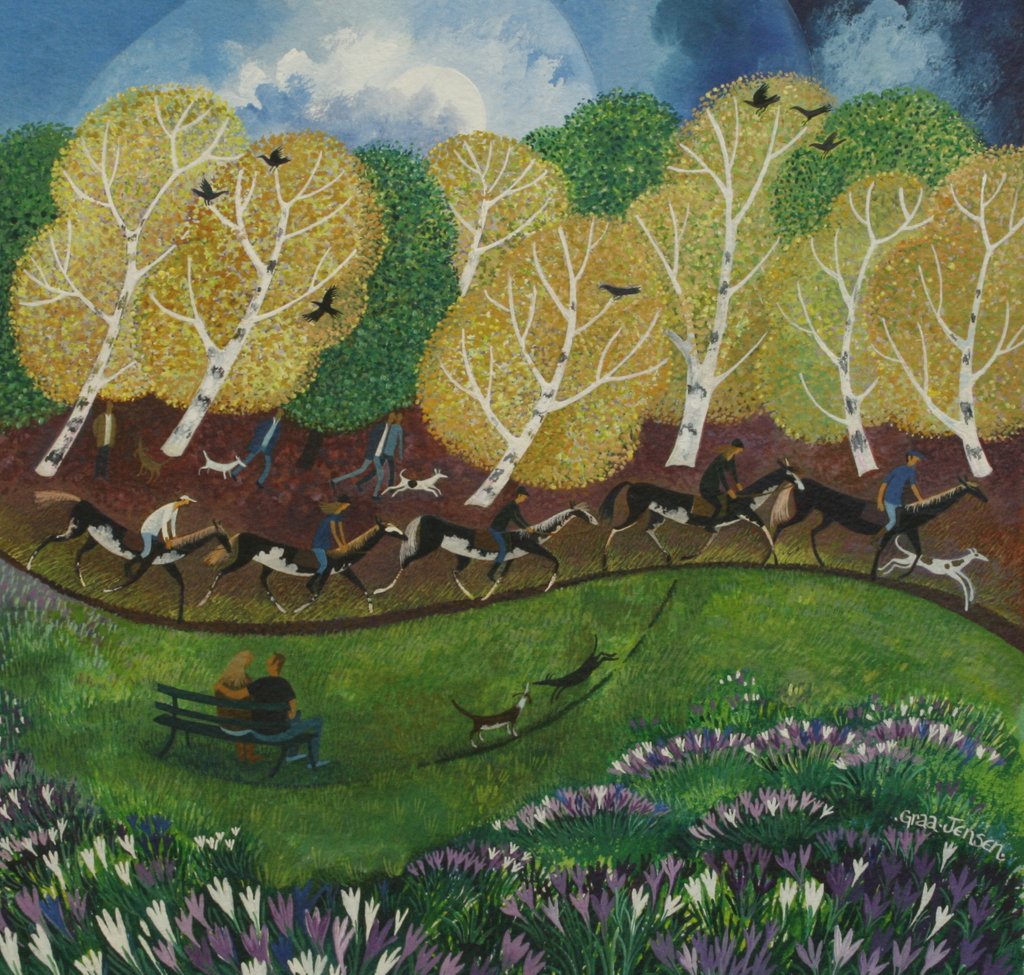 Detail of Wimbledon Common, 2013 by Lisa Graa Jensen