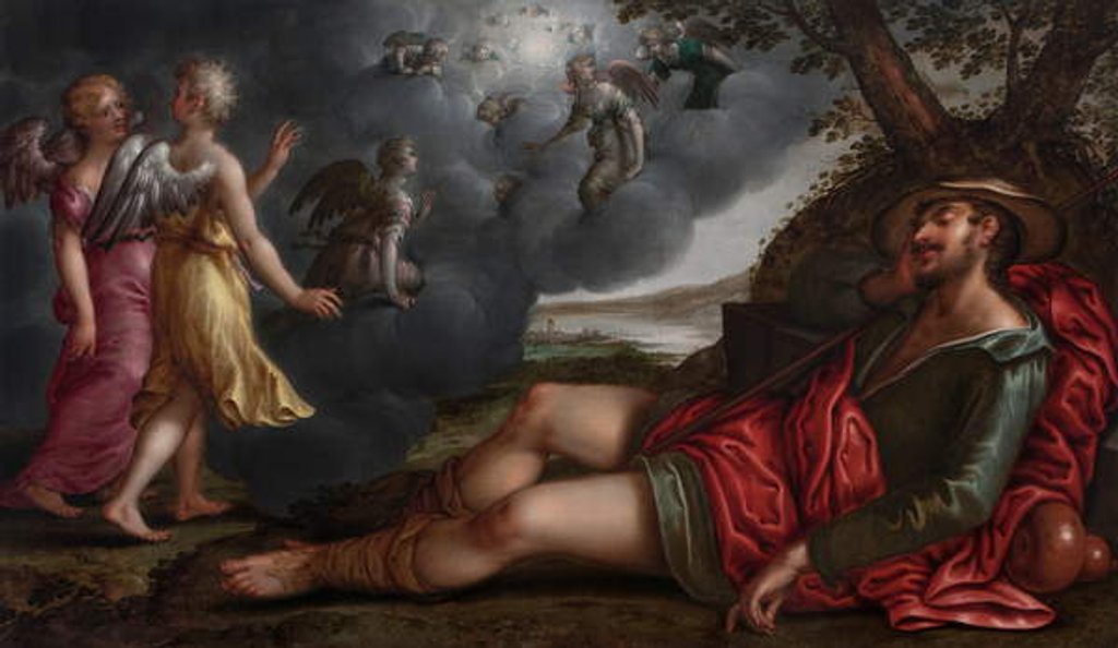 Detail of Jacob’s Dream by Cornelis Jacobsz Delff