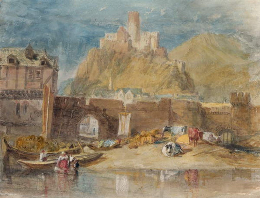 Detail of Furstenburg, 1817 by Joseph Mallord William Turner