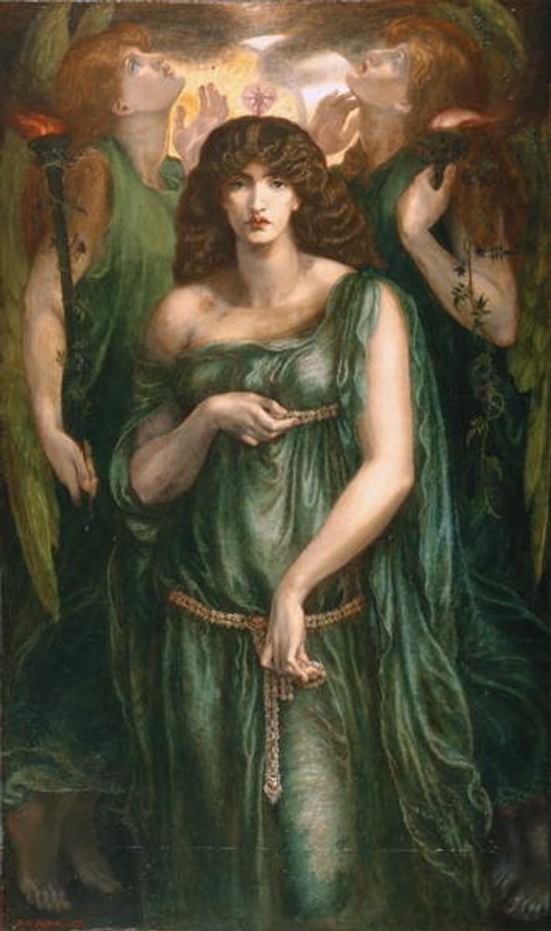 Detail of Astarte Syriaca, 1877 by Dante Gabriel Charles Rossetti