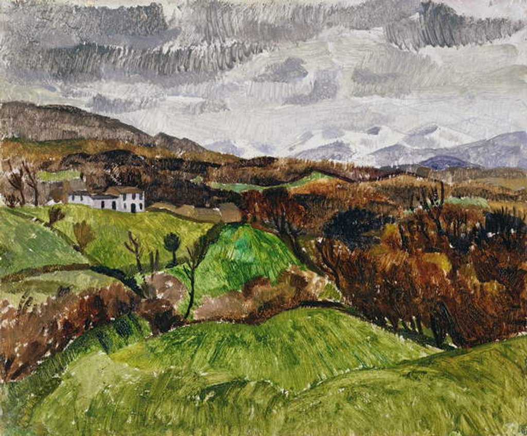 Detail of Cumberland Landscape, 1928 by Christopher Wood