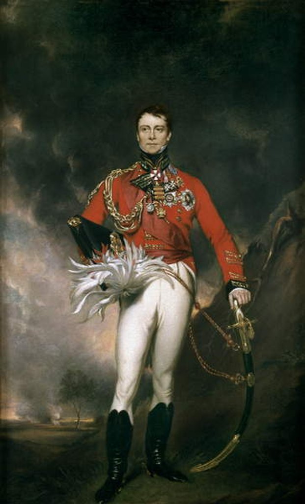 Detail of Major-General Sir James Kempt, c.1824 by English School