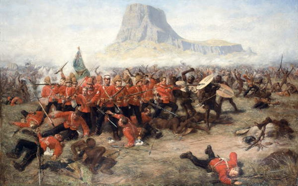 Detail of The Battle of Isandlwana, 22nd January 1879, c.1885 by Charles Edwin Fripp