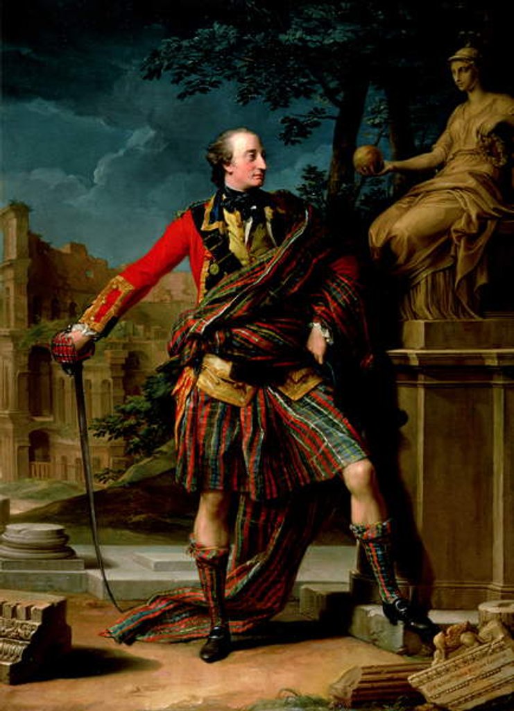 Detail of General William Gordon of Fyvie, 1766 by Pompeo Girolamo Batoni