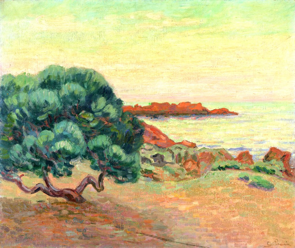 Detail of Midi Landscape, 1898 by Jean Baptiste Armand Guillaumin