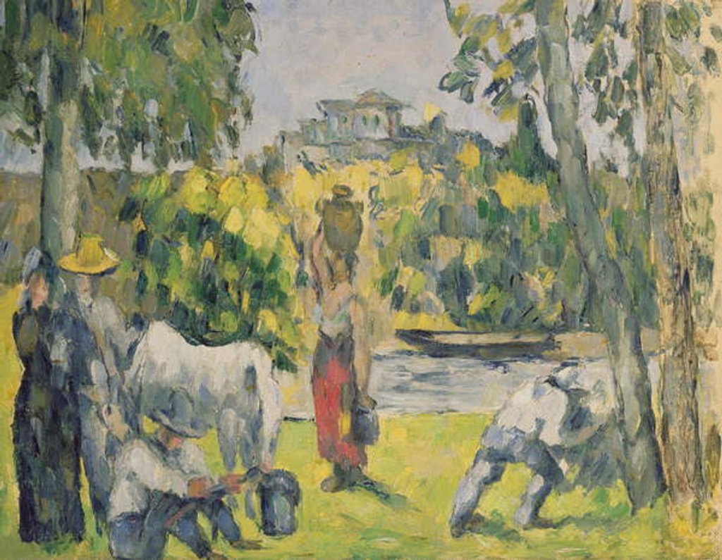 Detail of Life in the Fields, c.1875 by Paul Cezanne