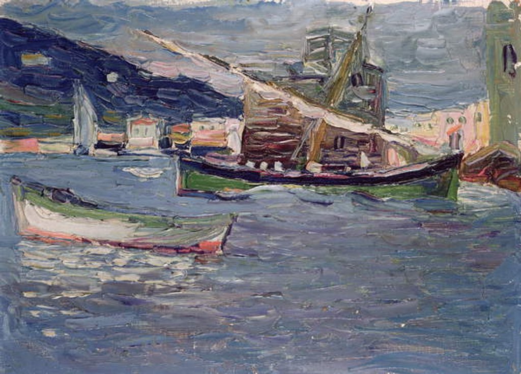 Detail of Rapallo, 1905 by Wassily Kandinsky