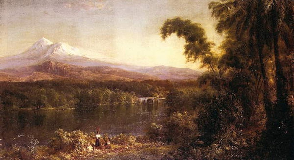 Detail of Ecuadorian Landscape, 1877 by Frederic Edwin Church