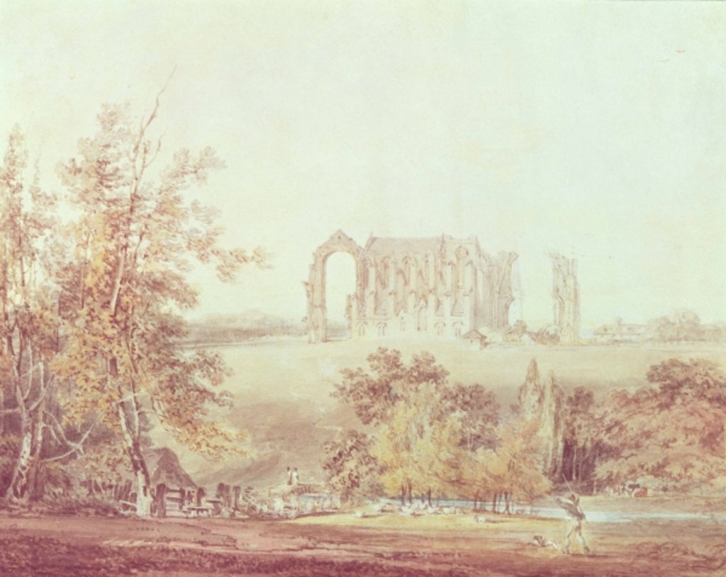 Detail of Malmesbury Abbey by Joseph Mallord William Turner