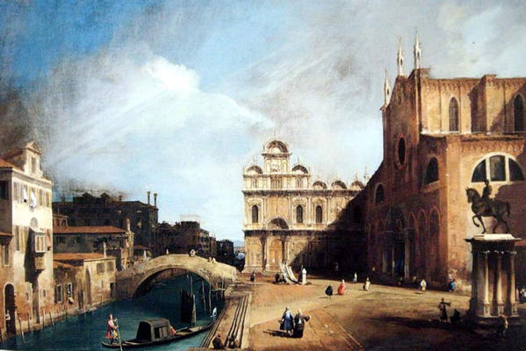 Detail of Turin by Canaletto