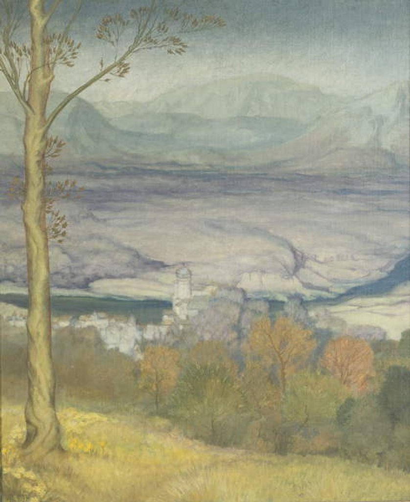 Detail of Landscape, c.1920 by Arthur Rackham