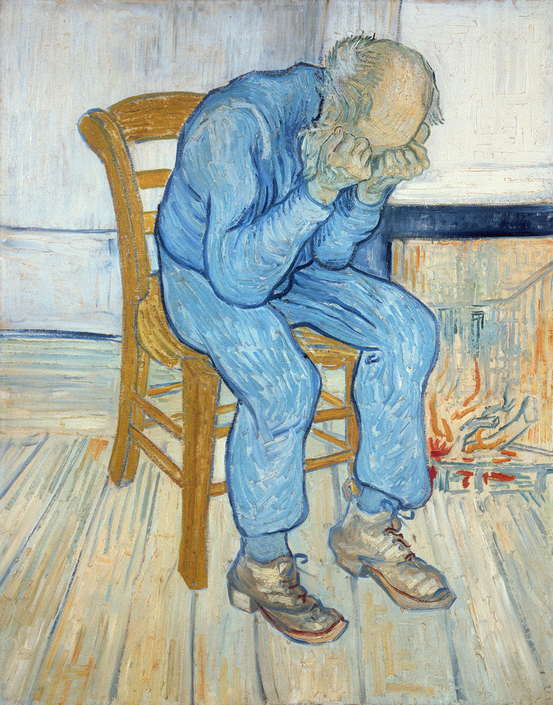 Detail of Old Man in Sorrow 1890 by Vincent van Gogh