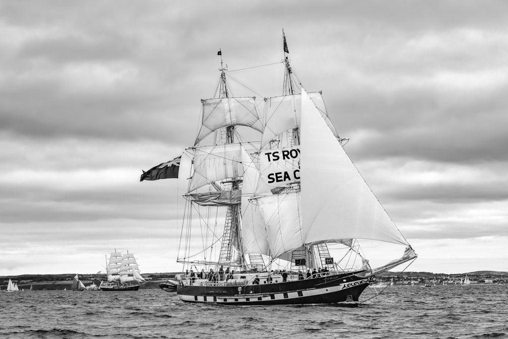 Detail of Brig TS Royalist by Richard Sibley