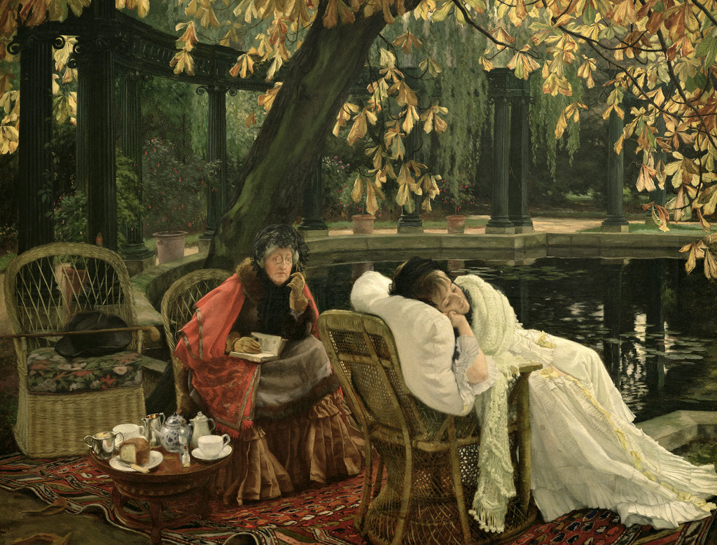 Detail of The Convalescent, c.1876 by James Jacques Joseph Tissot