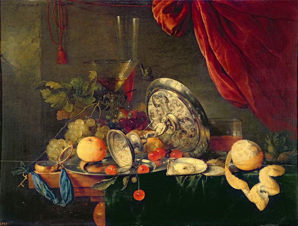 Detail of Still Life by Jan Davidsz. de Heem