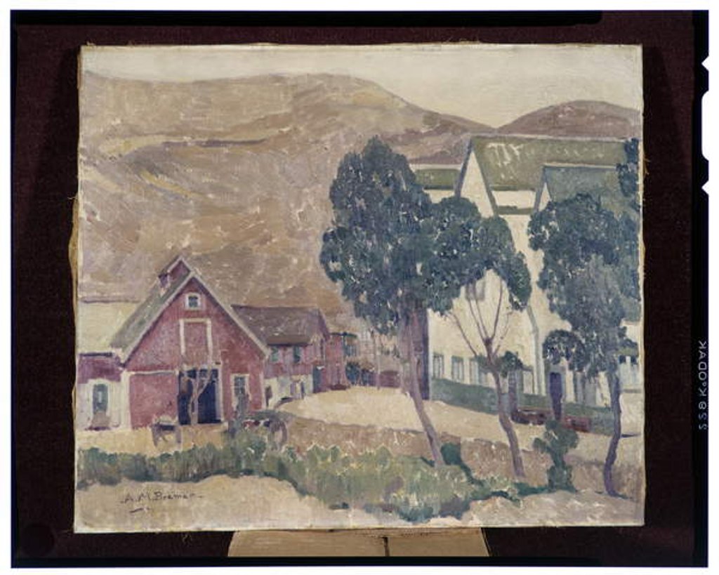 Detail of California Landscape, c.1916 by Anne Millay Bremer