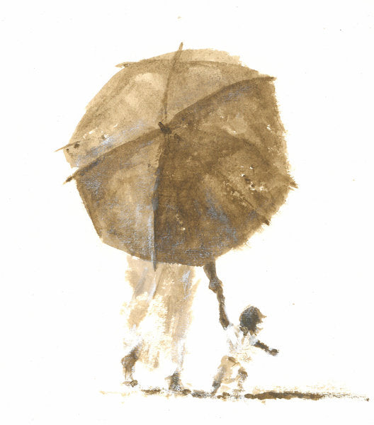 Detail of Umbrella & Child 1, 2015 by Lincoln Seligman