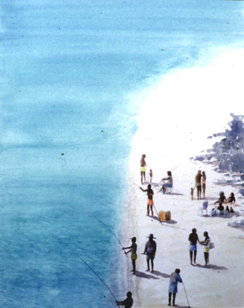 Detail of Bird's-Eye Beach, 2000 by Lincoln Seligman