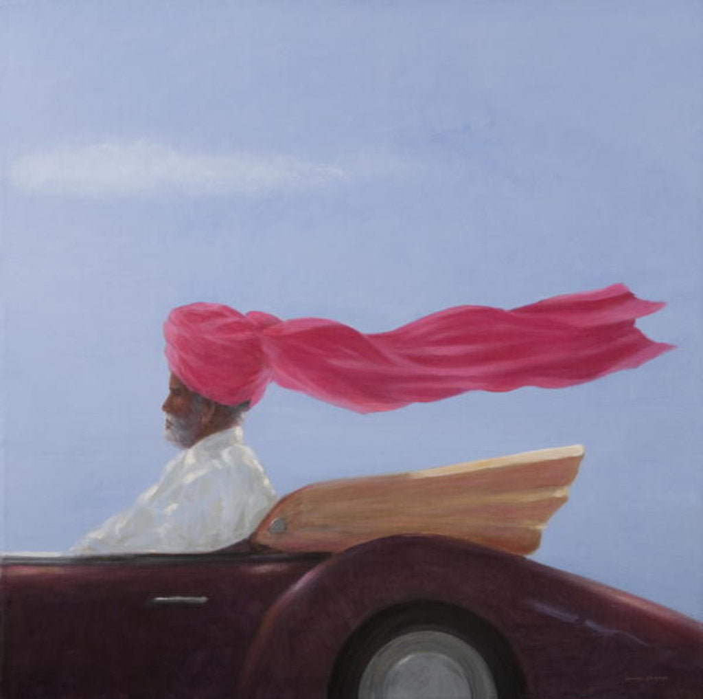 Detail of Maharajah at Speed by Lincoln Seligman