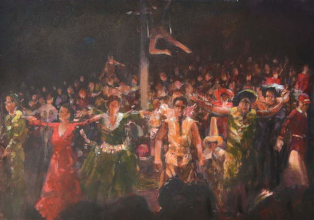 Detail of Giffords Circus 4 by Lincoln Seligman