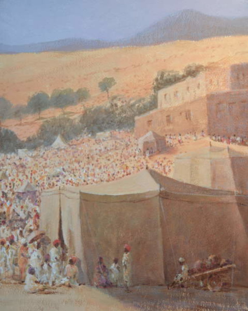 Detail of Pushkar Fair by Lincoln Seligman