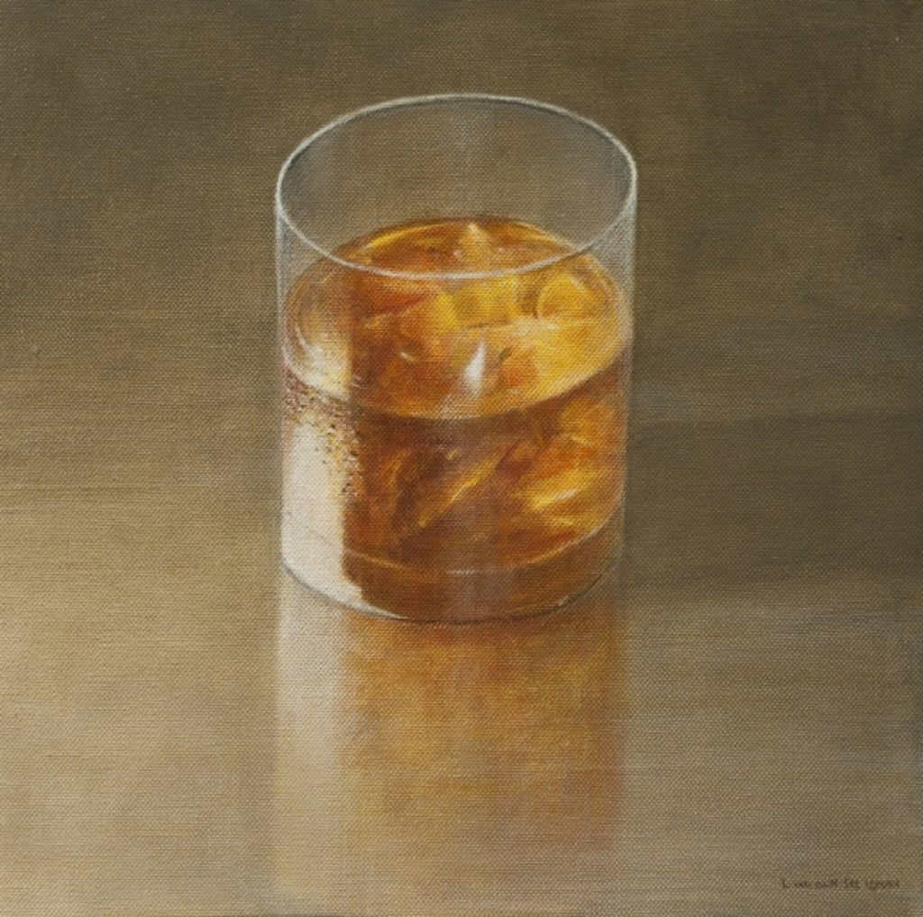 Detail of Glass of Whisky, 2010 by Lincoln Seligman