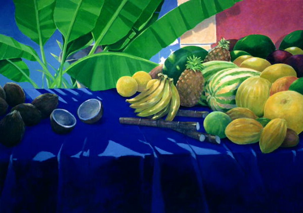 Detail of Tropical Fruit by Lincoln Seligman