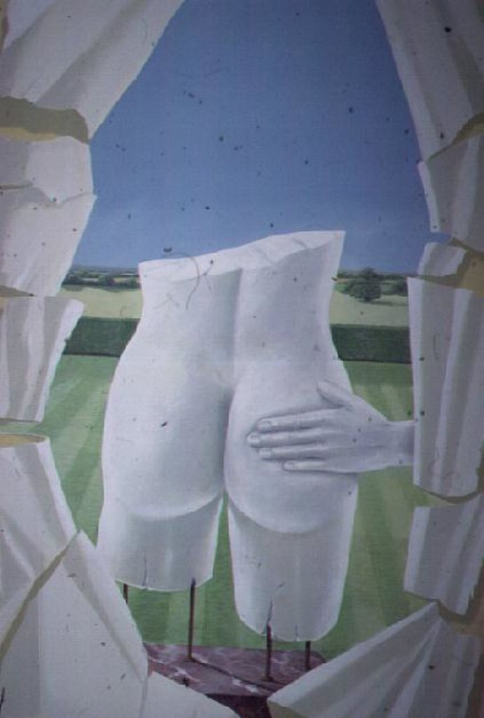 Detail of Groping Statues by Lincoln Seligman