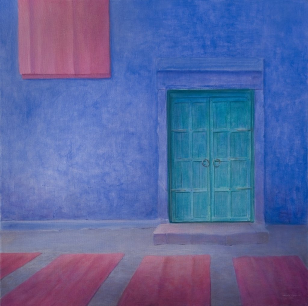 Detail of Green Door Jodhpur, 2010 by Lincoln Seligman