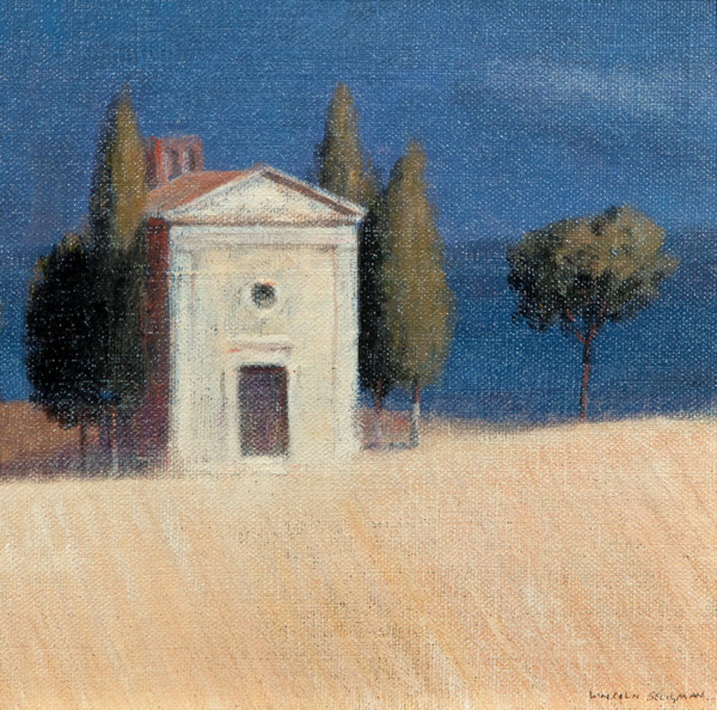 Detail of Chapel near Pienza II, 2012 by Lincoln Seligman