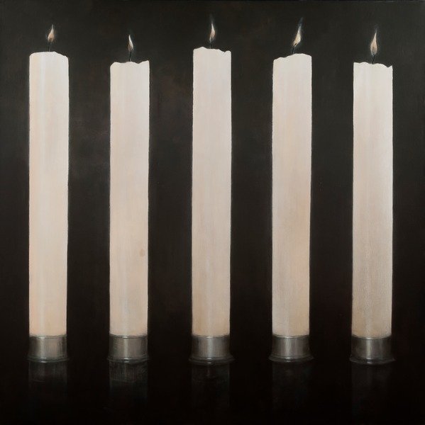 Detail of Five Candles, Sri Lanka, 2012 by Lincoln Seligman