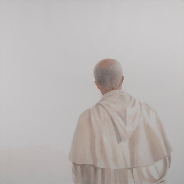 Detail of Monk, Sant'Antimo I, 2012 by Lincoln Seligman