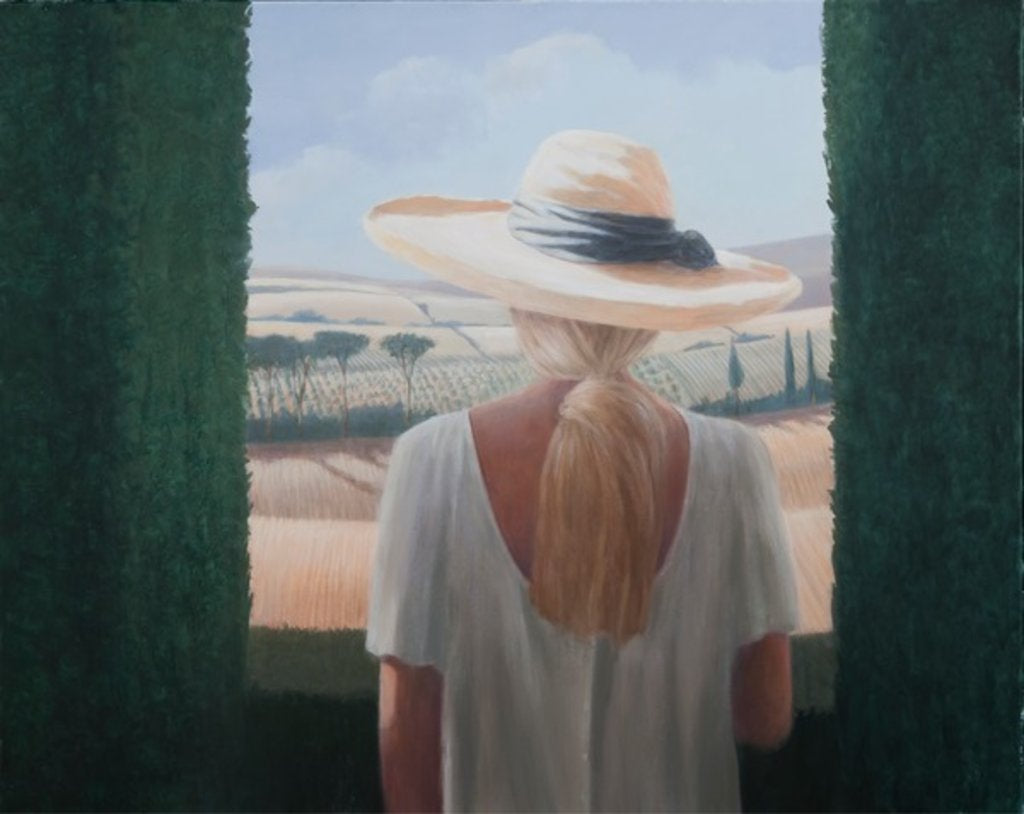 Detail of Girl, back view, Tuscany, 2012 by Lincoln Seligman