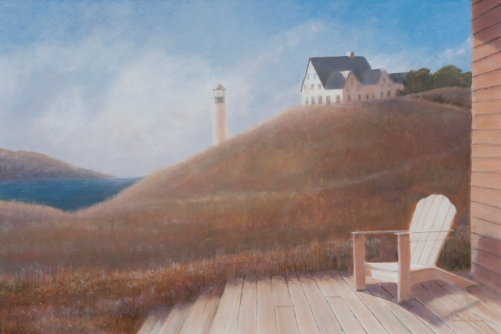 Detail of Maine landscape, 2012 by Lincoln Seligman