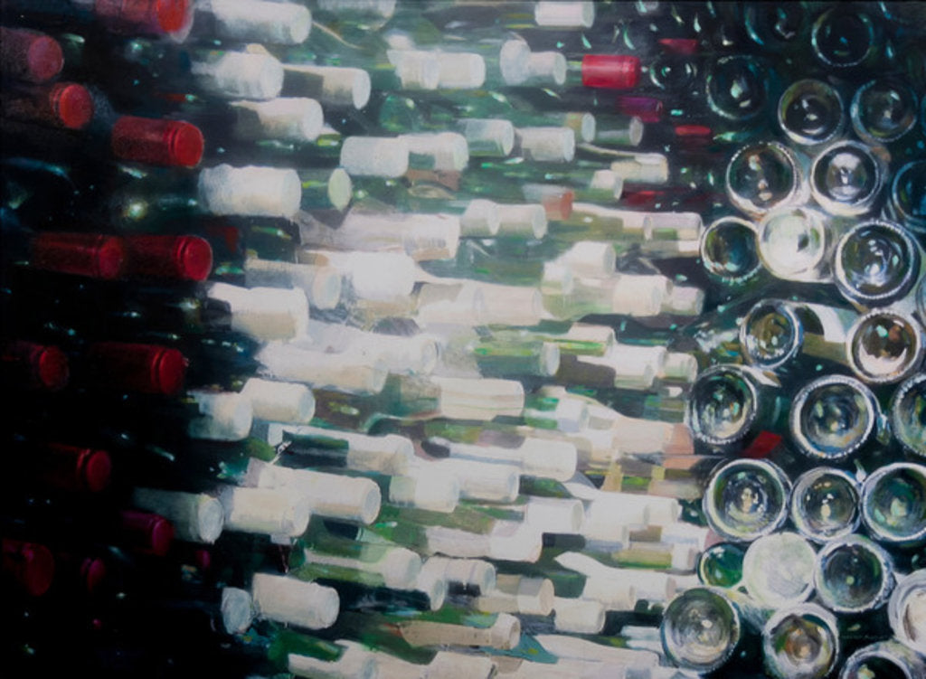 Detail of Wine Cellar, 2012 by Lincoln Seligman