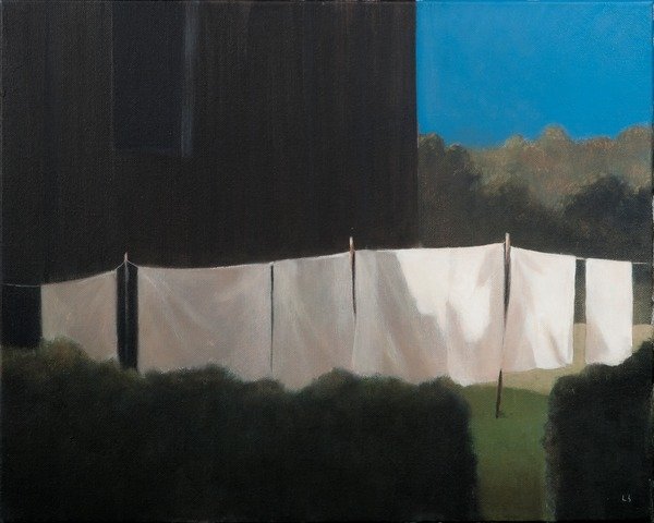 Detail of Norma's washing, 2012 by Lincoln Seligman