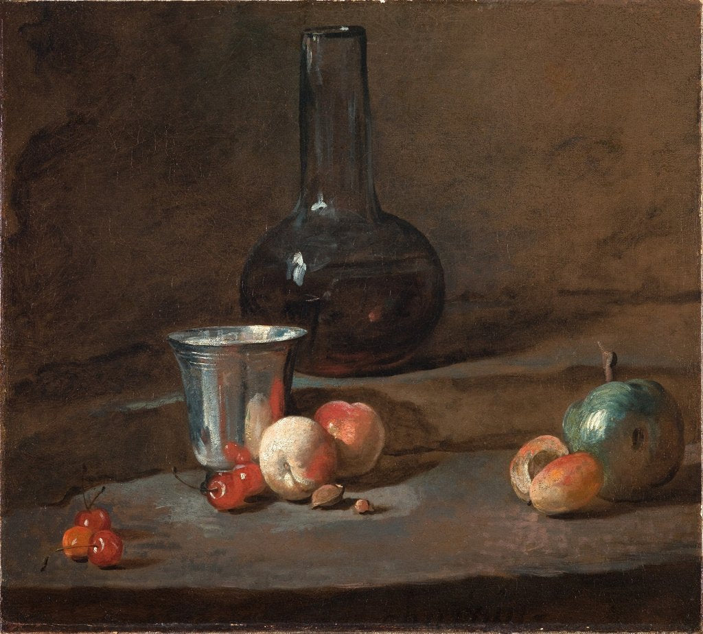 Detail of The Silver Goblet, c.1728 by Jean-Baptiste Simeon Chardin