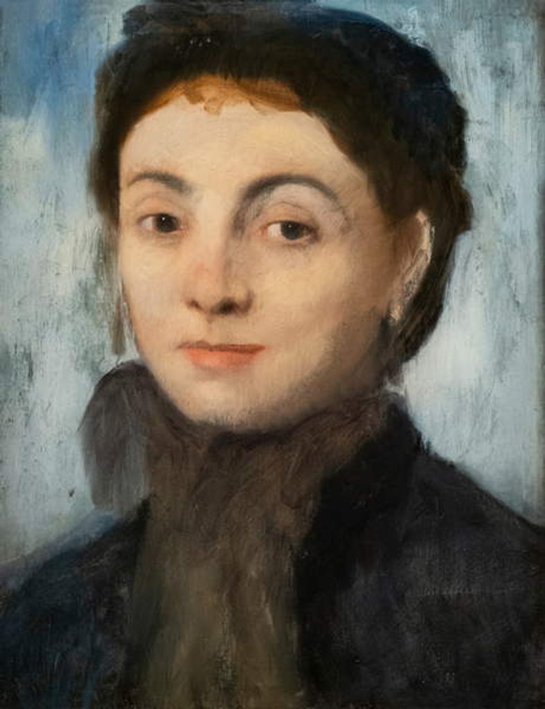 Detail of Josephine Gaujelin. 1867 by Edgar Degas