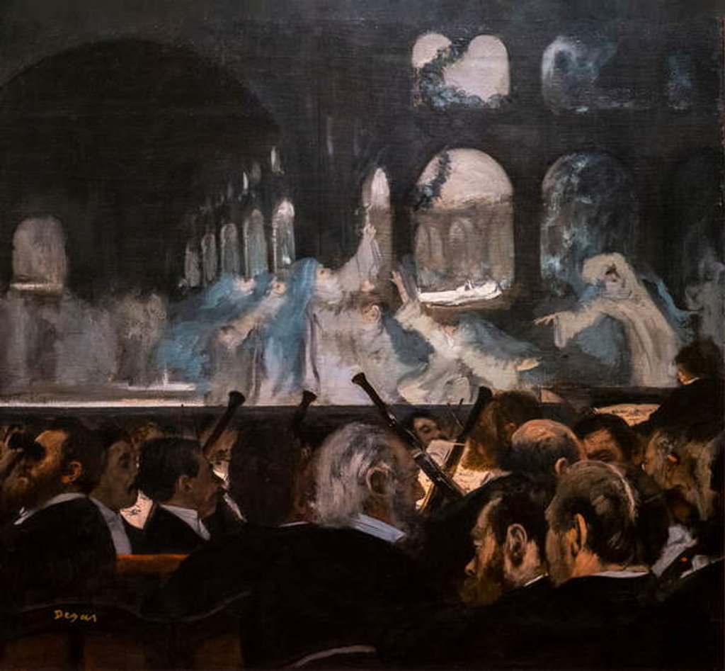 Detail of Ballet of Robert the Devil. 1876 by Edgar Degas