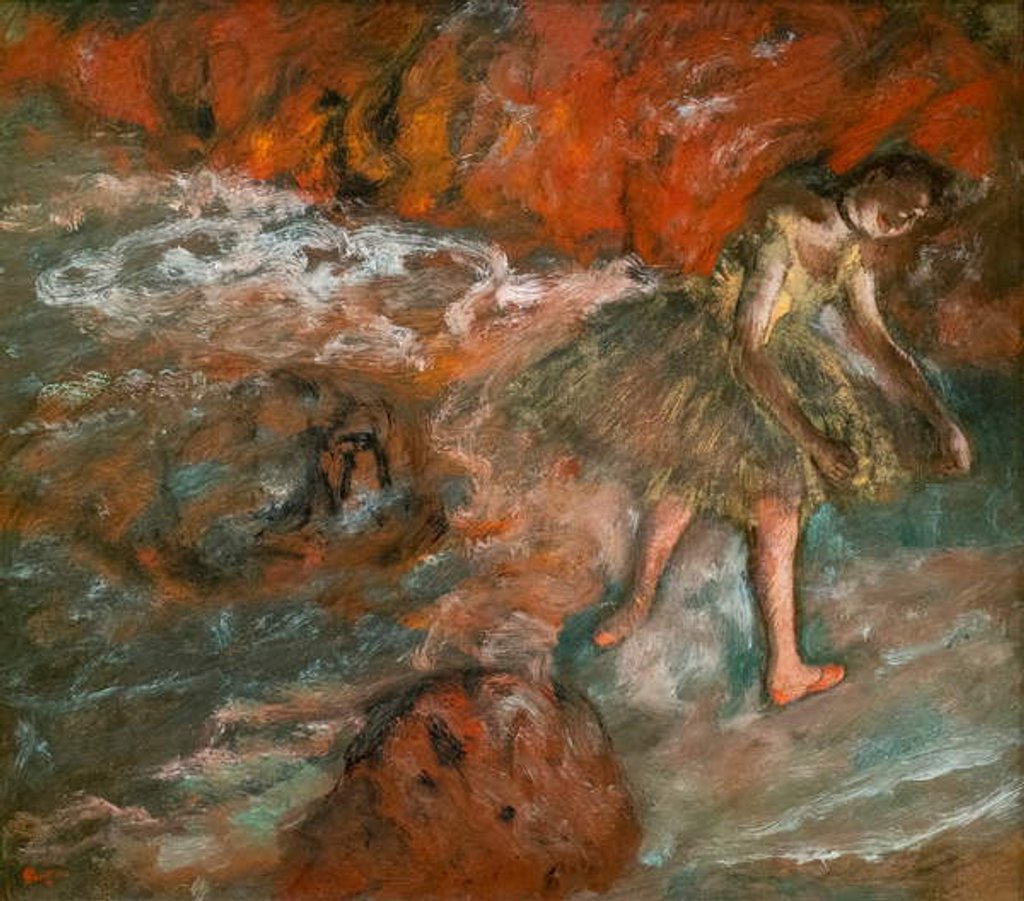 Detail of Ballet scene by Edgar Degas