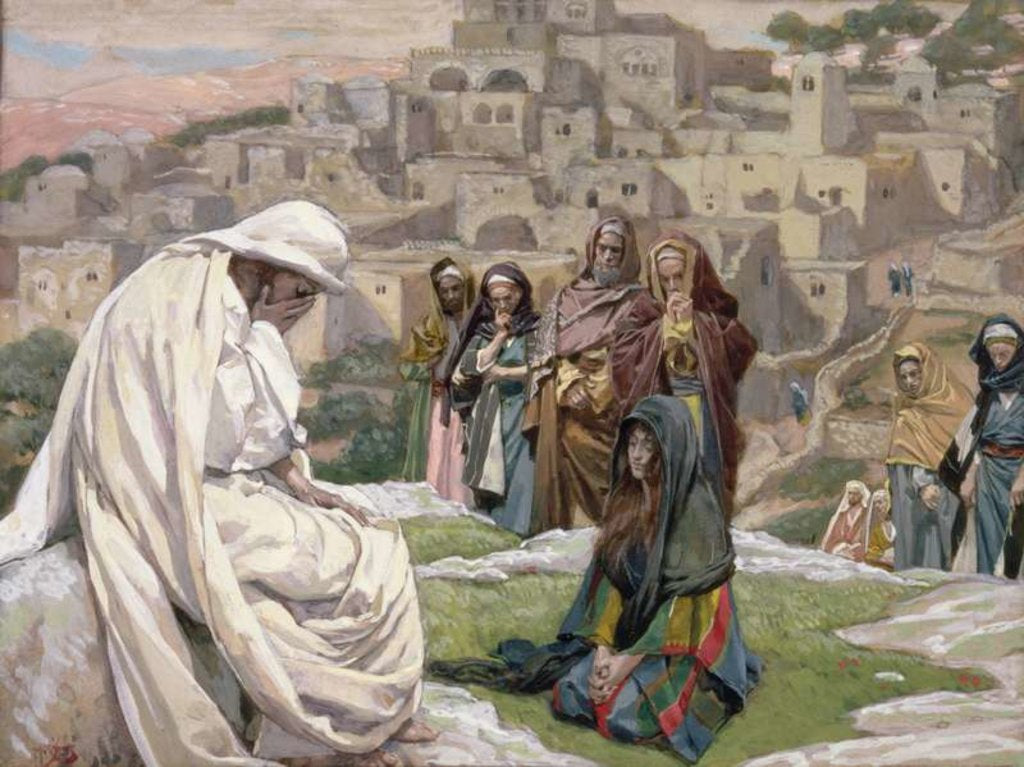 Detail of Jesus Wept by James Jacques Joseph Tissot