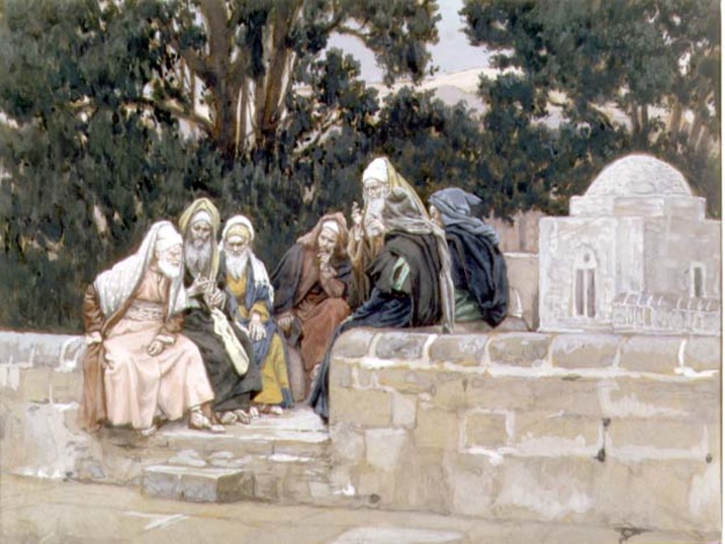 Detail of The Pharisees and the Herodians by James Jacques Joseph Tissot