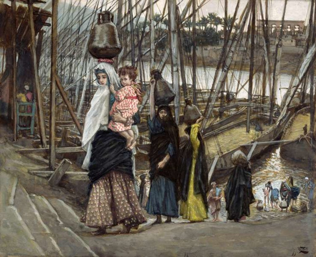 Detail of The Stay in Egypt by James Jacques Joseph Tissot