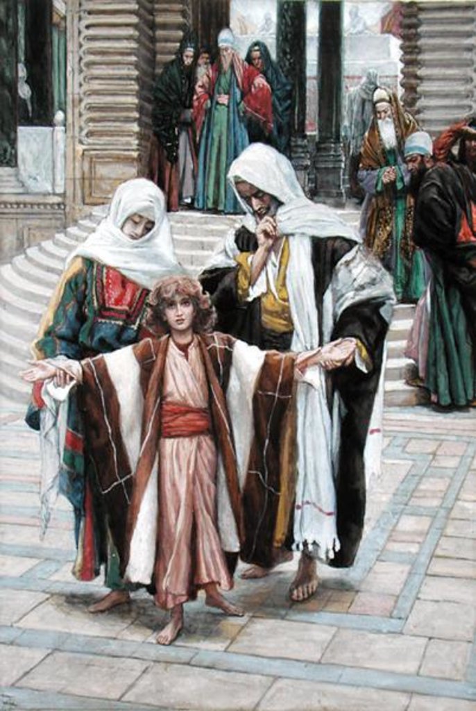 Detail of Jesus Found in the Temple by James Jacques Joseph Tissot