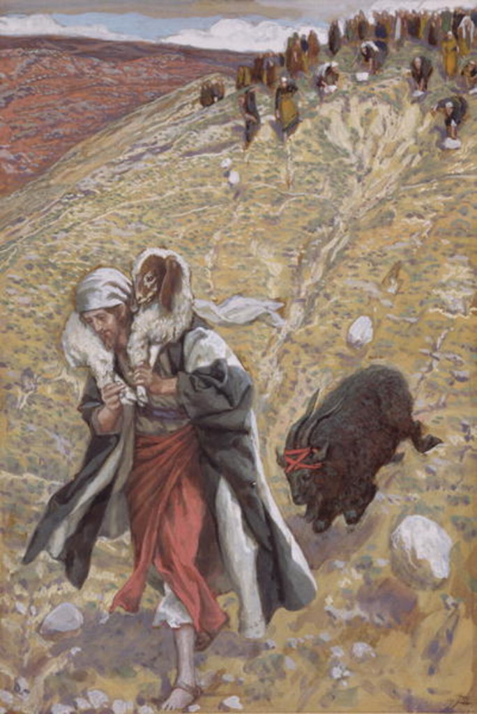 Detail of The Scapegoat by James Jacques Joseph Tissot