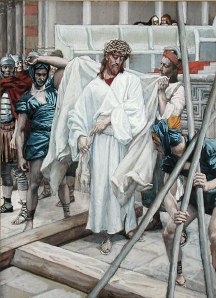 Detail of And They Put Him in His Own Raiment by James Jacques Joseph Tissot