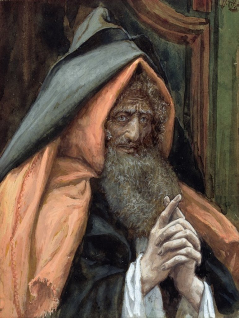 Detail of Joseph of Arimathea by James Jacques Joseph Tissot