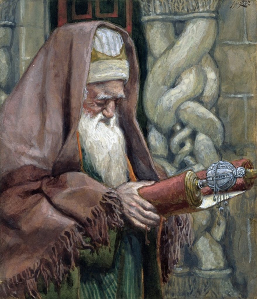 Detail of Simeon by James Jacques Joseph Tissot