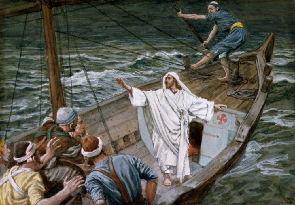 Detail of Christ Stilling the Tempest by James Jacques Joseph Tissot