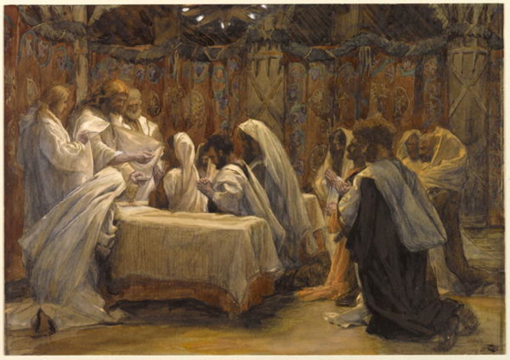 Detail of The Communion of the Apostles by James Jacques Joseph Tissot